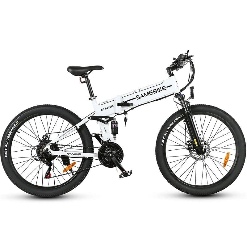 Vélo électrique Pliant SAMEBIKE LO26-II-YD 900W Moteur - Blanc