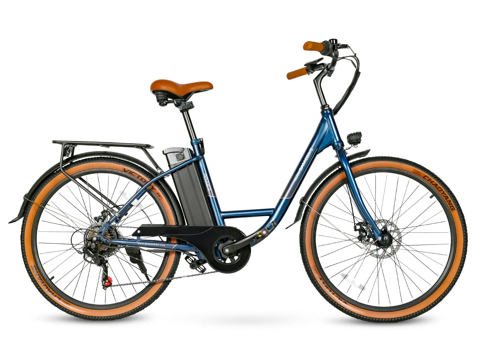Vélo électrique SAMEBIKE TDE10Z 350W Moteur - Bleu