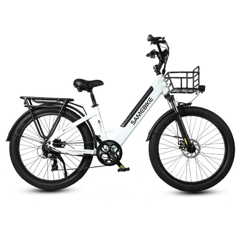 Vélo électrique Urbain SAMEBIKE RS-A01 Plus 750W Moteur - Blanc