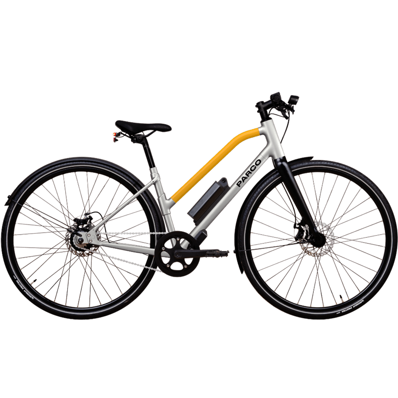 Vélo électrique parco 006 femme - Jaune