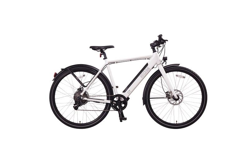 Vélo électrique urbain NCM C7 - Blanc