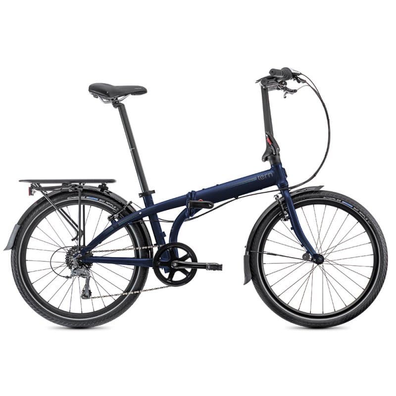 Vélo Tern Node D8 pliant - Bleu nuit