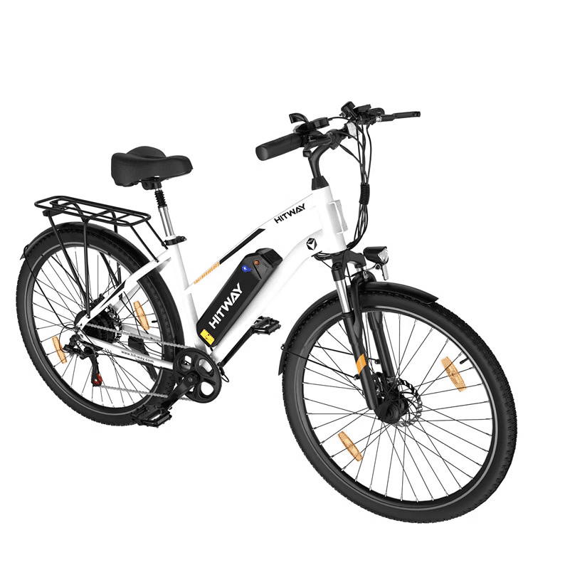 Vélo à assistance électrique hitway BK27S sans panier - Blanc