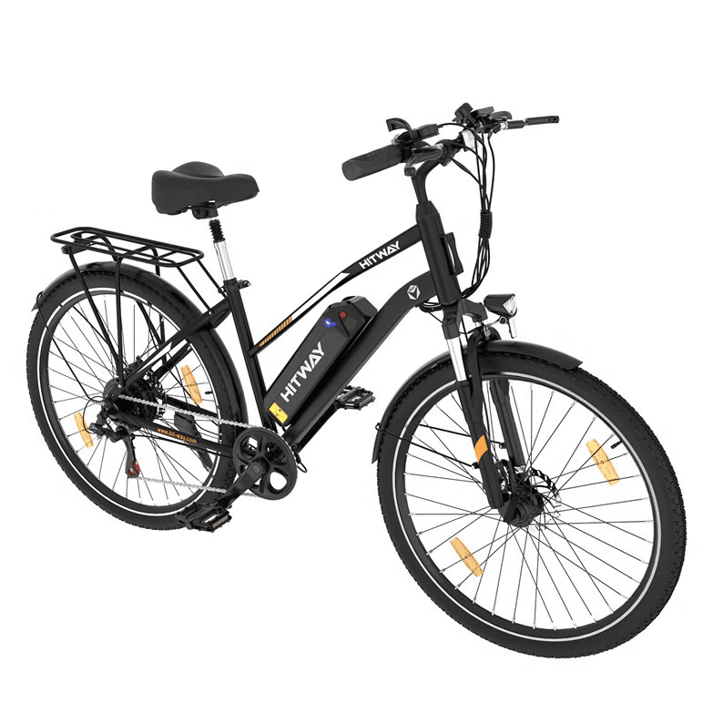 Vélo à assistance électrique hitway BK27S sans panier - Noir