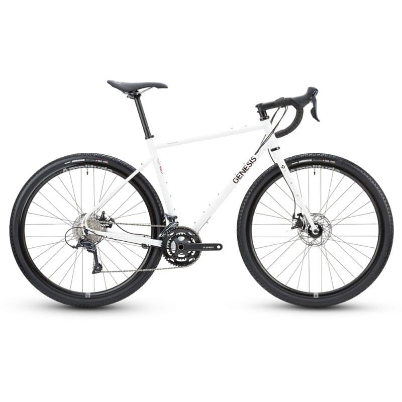 Vélo gravel Genesis Croix de Fer 10 - Blanc