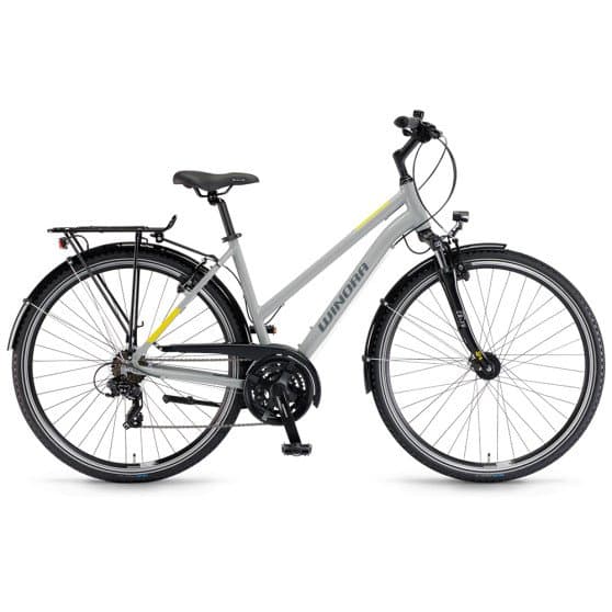 Vélo Winora Domingo 21 tout chemin - Gris