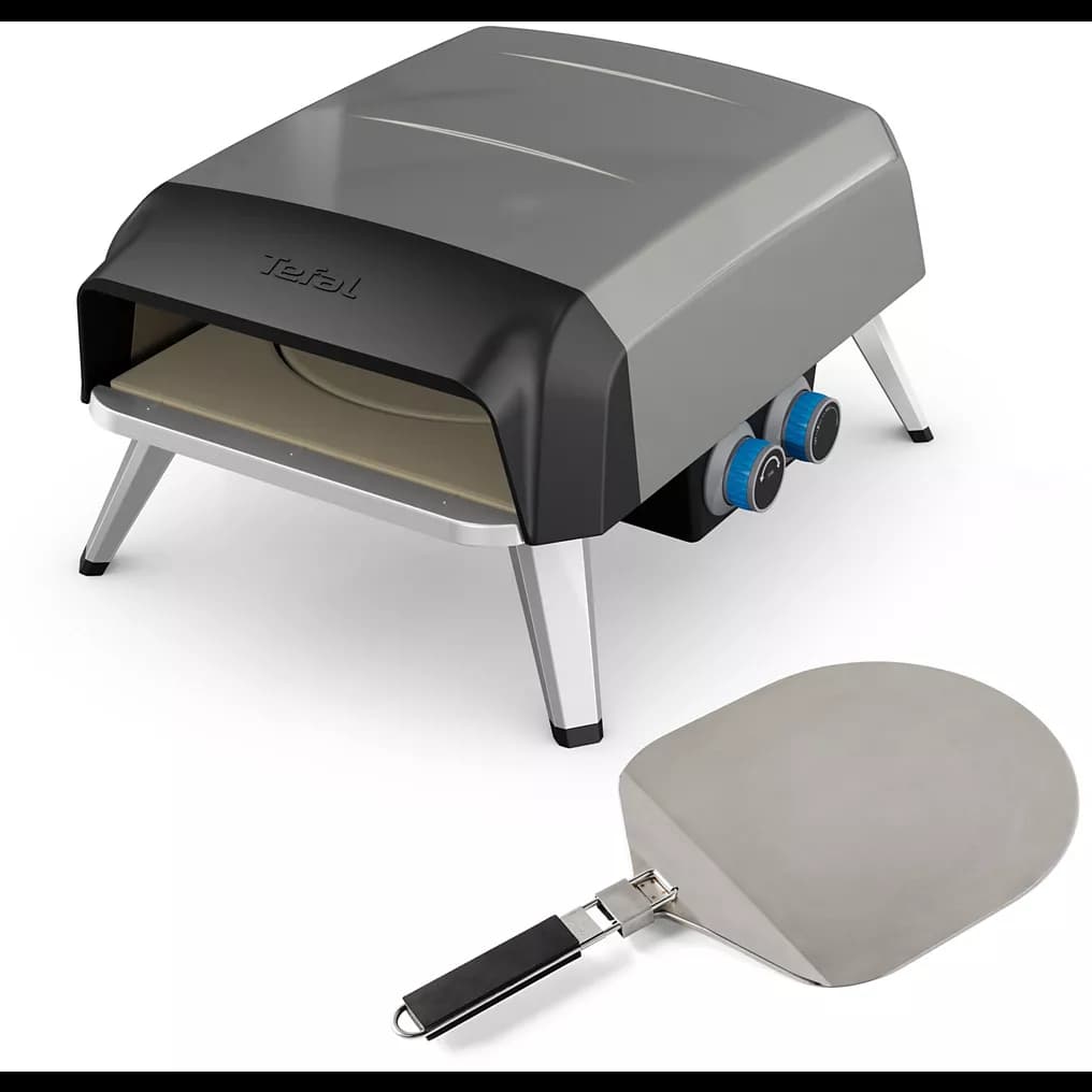 Four à pizza gaz TEFAL Pronto JM412010 pizza 30 cm préchauffage 15 min, jusqu'à 400°C