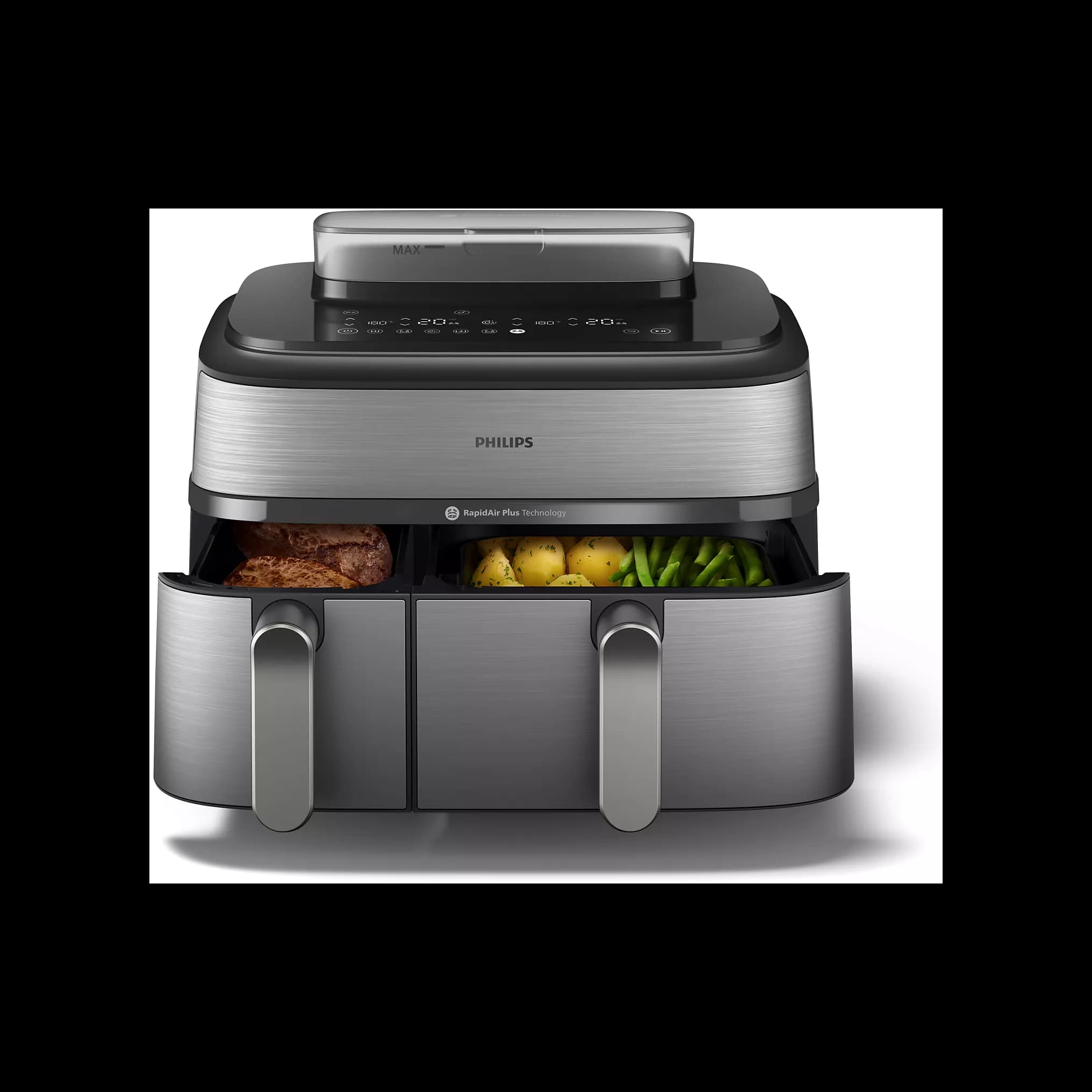 Airfryer PHILIPS Double Panier vapeur Série 5000 9,0L NA555/00