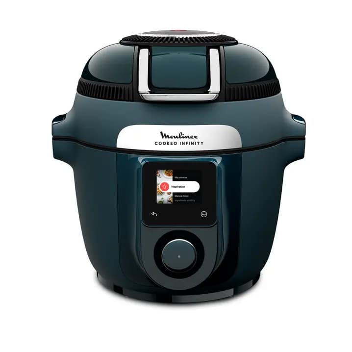 Cookeo Infinity, 17 modes de cuisson, Sans pale de mélange, Bleu Trust