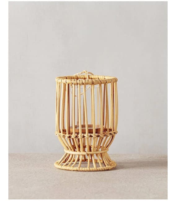 Photophore en rotin naturel Chickidee