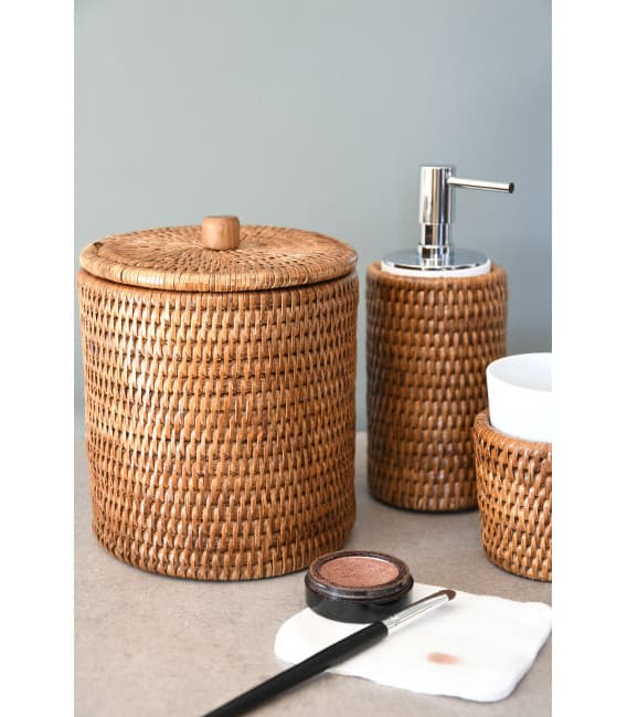 Boîte ronde avec couvercle Hana