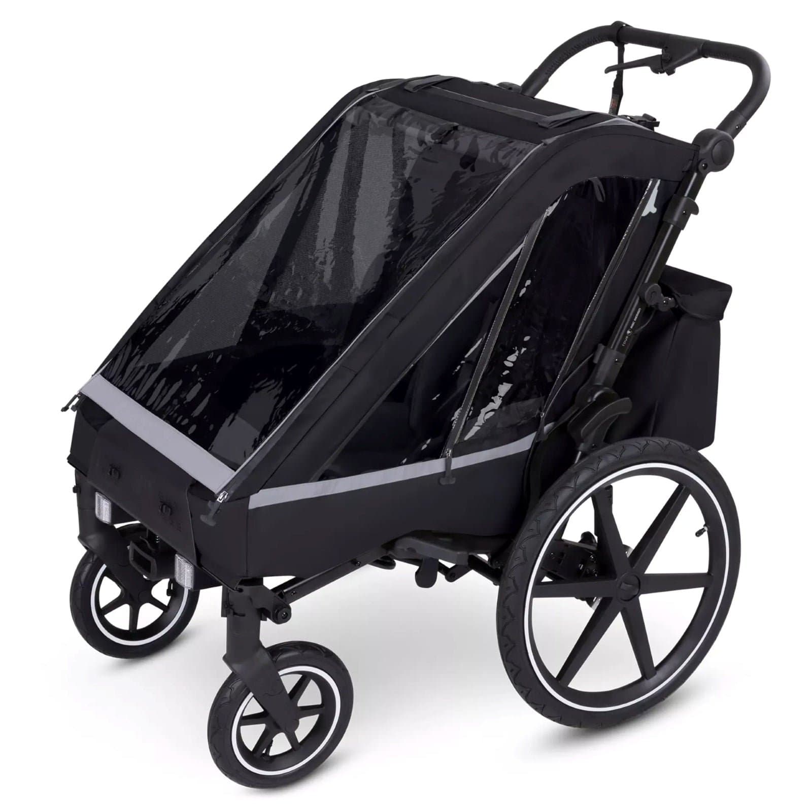 ABC Design Tour Fahrradanhänger für Kinder - Schwarz - Schwarz