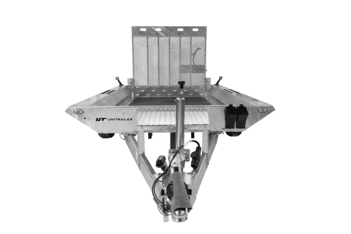 Remorque lourde à deux essieux pour mini-pelles 400x180 UNITRAILER STARK 3