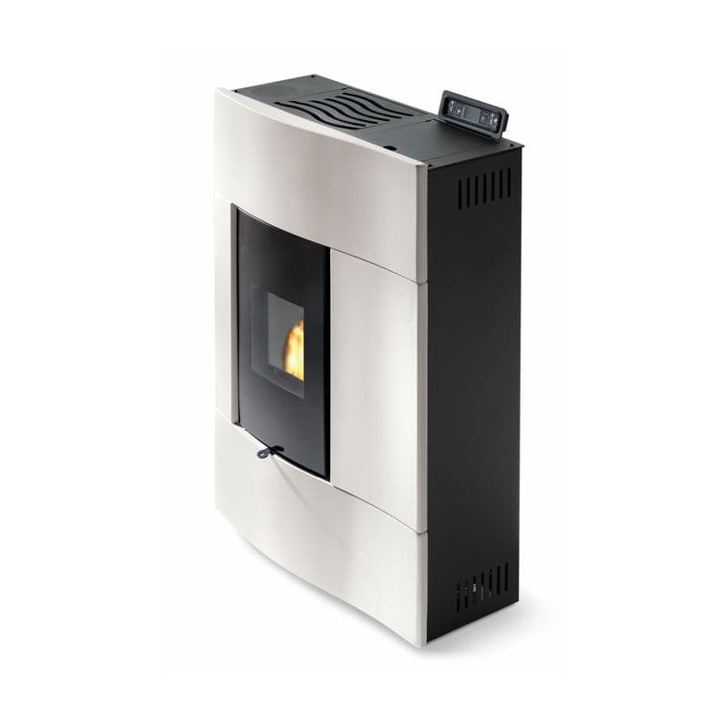 Poêle à granules extra plat céramique - ORIGINE PHEBO Chimera 4.7 kW