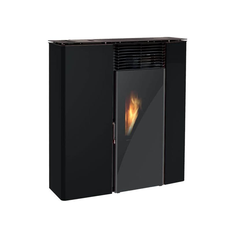 Poêle à granules extra plat canalisable LINCAR Flat Canalizzata Evo 8.7 kW