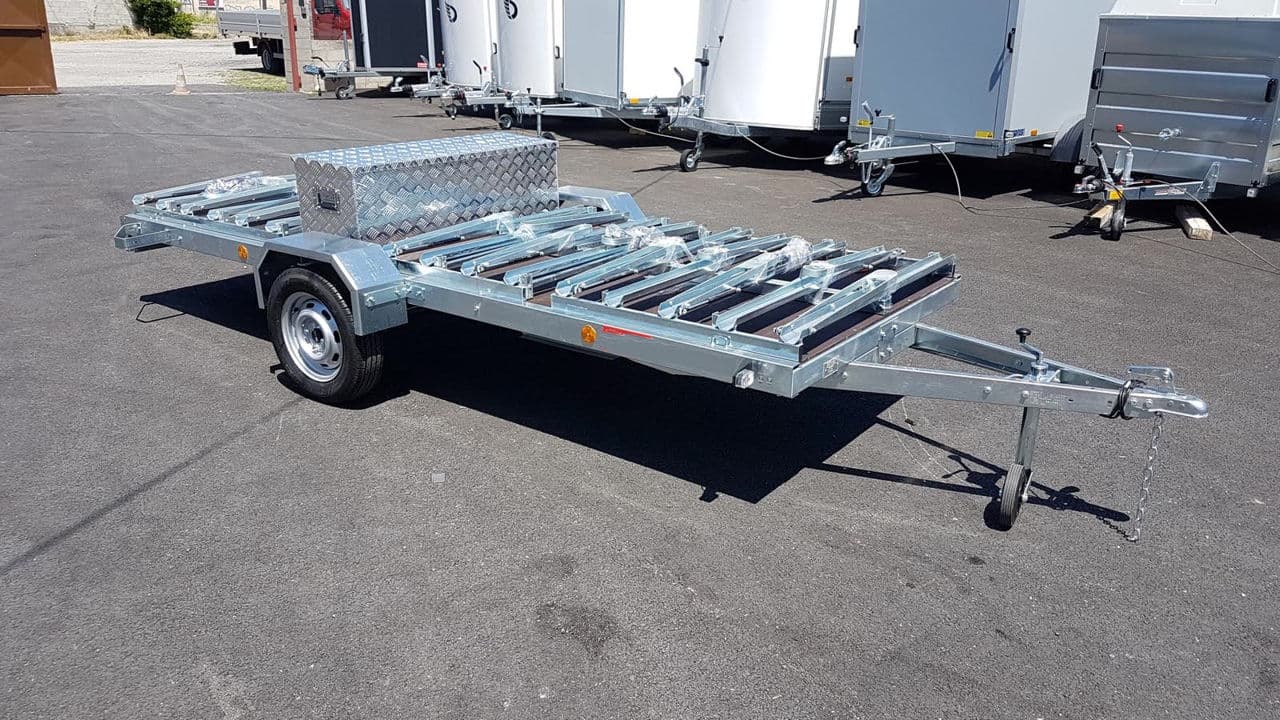 Remorque porte-vélos Jalon – 375 x 135 cm, jusqu'à 15 vélos