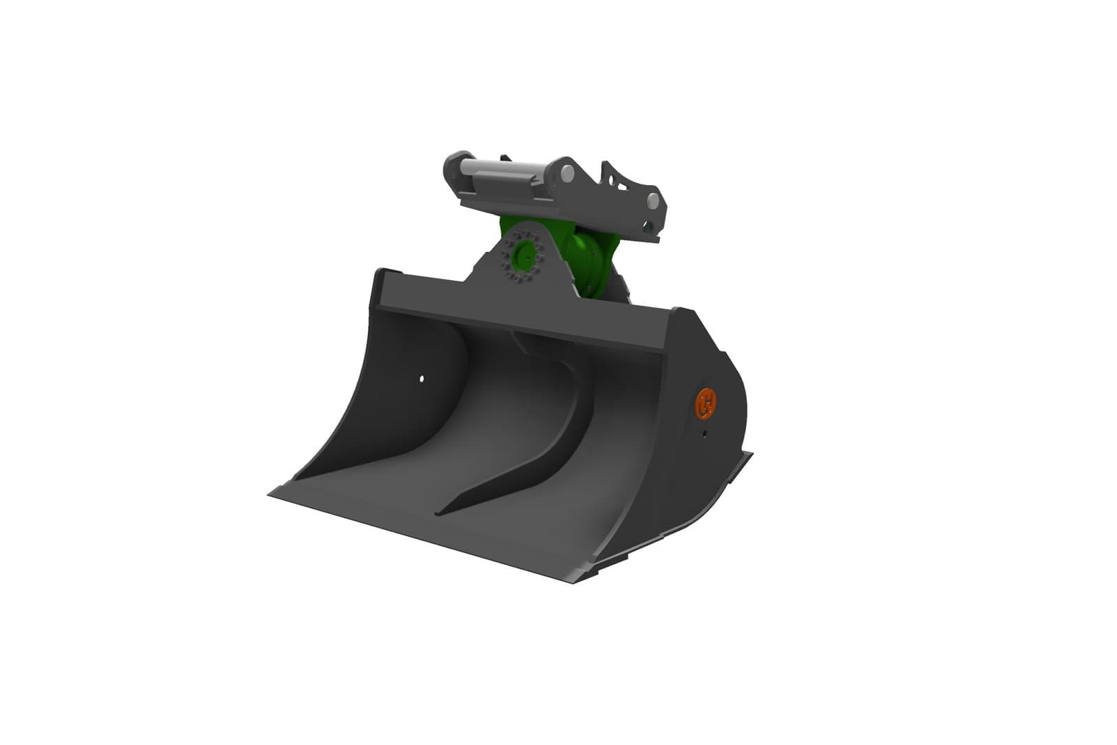HENLE Böschungslöffel Klasse 7 (29 bis 36t) – mit Schwenkmotor - HENLE Böschungslöffel mit Schwenkmotor K7 - 2200 mm - QC21/25 - BV290