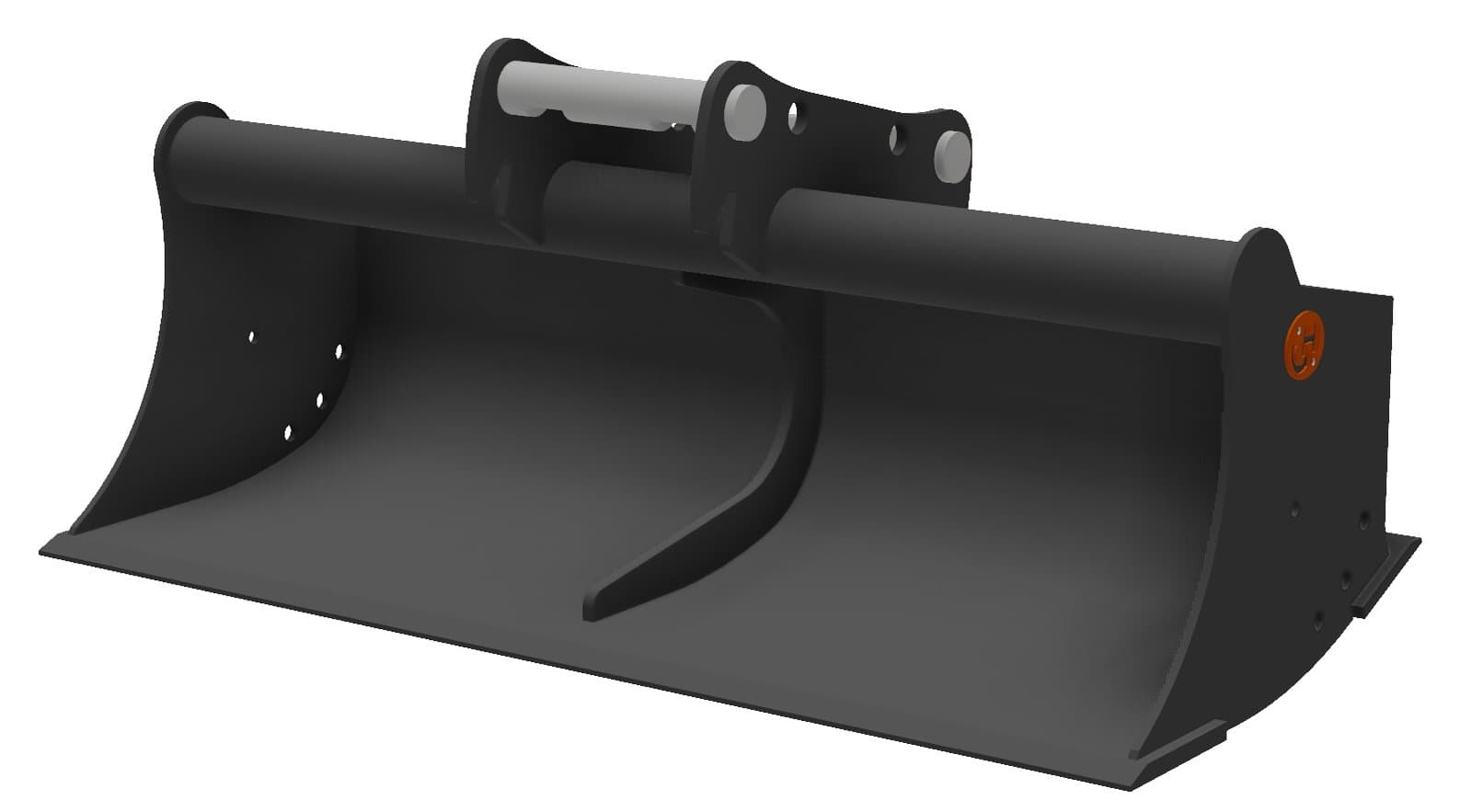 HENLE Grabenräumlöffel Klasse 3S (6,5 bis 12t) – Starre Ausführung - HENLE Grabenräumlöffel starr K3S - 1400 mm - QC08HT