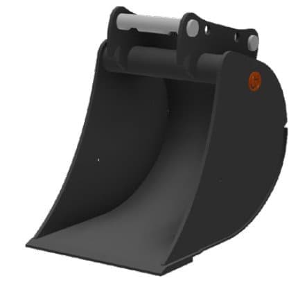 HENLE HD-Tieflöffel Klasse 4S (8,5 bis 12t) – ohne Zahn - HENLE HD-Tieflöffel K4S - 800 mm - QC08HT - ohne Zahn