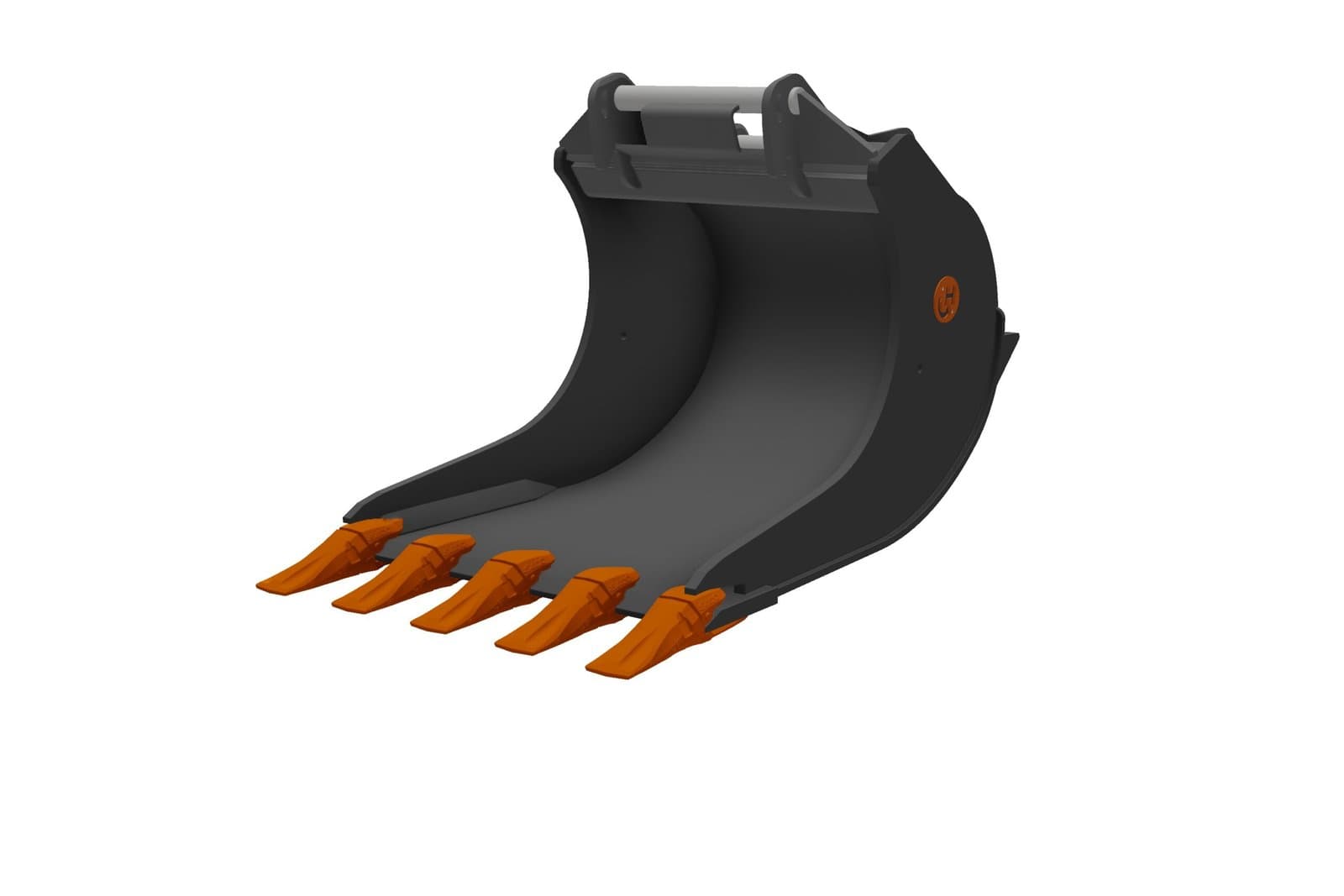 HENLE Steinlegelöffel Klasse 6 (21 bis 26t) - HENLE Steinlegelöffel K6 - 1300 mm - OQ80 - geschweißtes Zahnsystem ESCO U35
