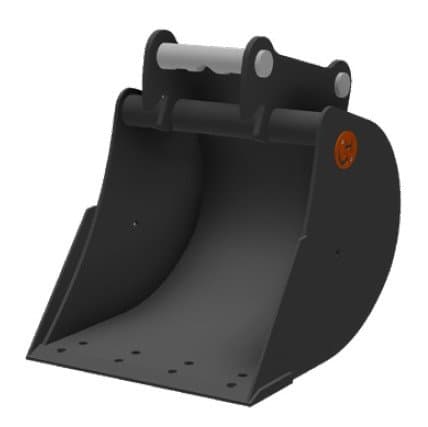 HENLE Tieflöffel Klasse 1 (1 bis 2t) – ohne Zahn - HENLE Tieflöffel K1 - 300 mm - QC01HT - ohne Zahn