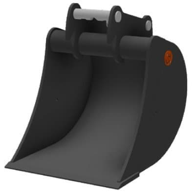 HENLE Tieflöffel Klasse 4 (6,5 bis 8,5t) – ohne Zahn - HENLE Tieflöffel K4 - 300 mm - QC08HT - ohne Zahn