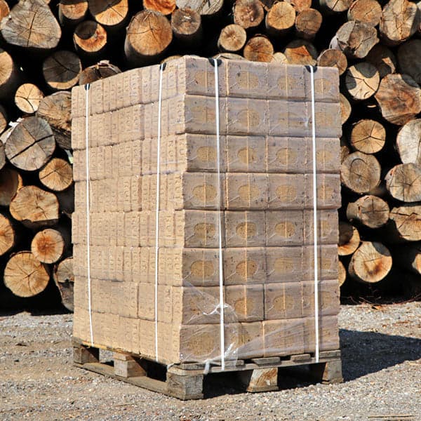 Briquetas de madera RUF 960 kg Palet 96 x 10 kg