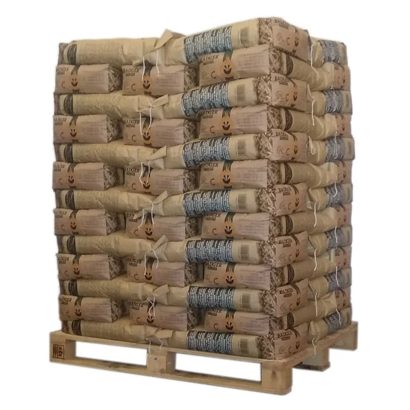 Pellets Badger – Palet con 65 Sacos de 15 kg