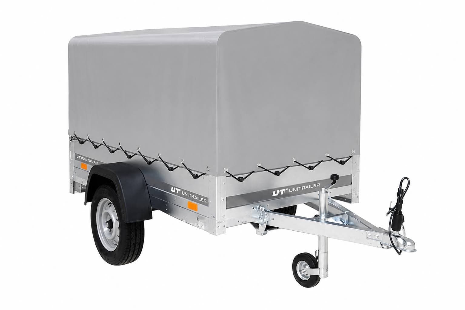 750 kg Anhänger 200 x 125 mit Domdeckel und Überrollbügel Garden Trailer 201 KIPP