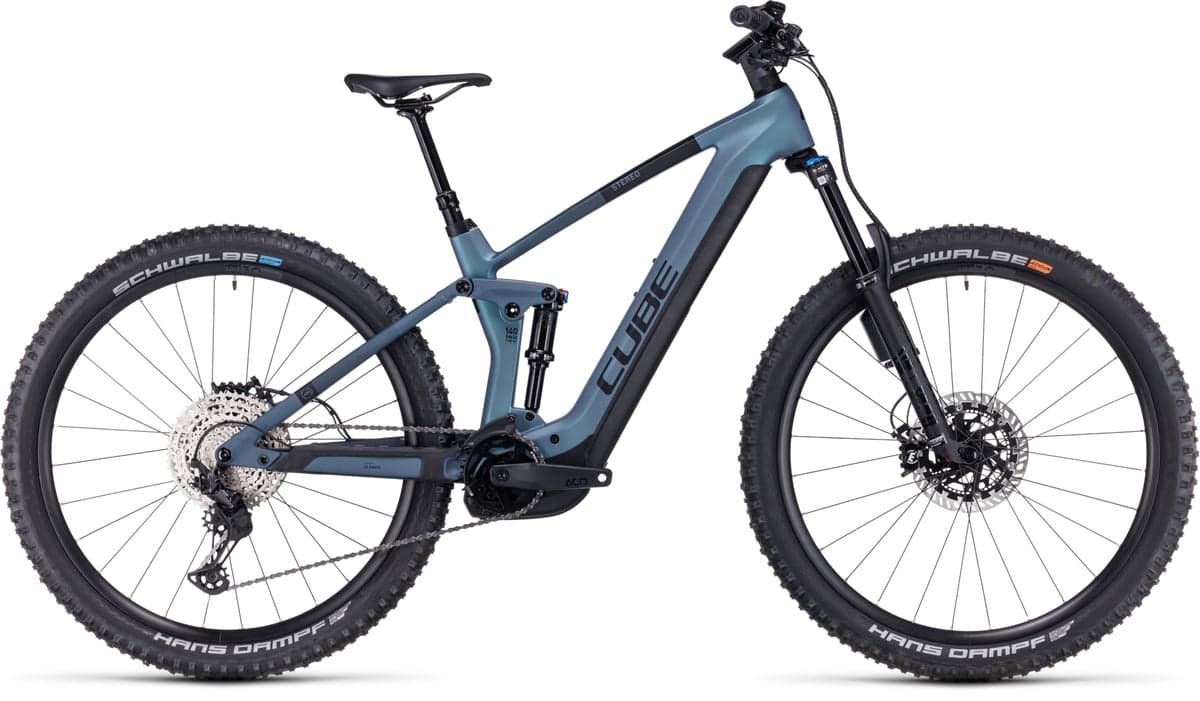 CUBE Stereo Hybrid 140 HPC ABS 750 smaragdgrau´n´blau - 51 cm , 750 smaragdgrau / blau