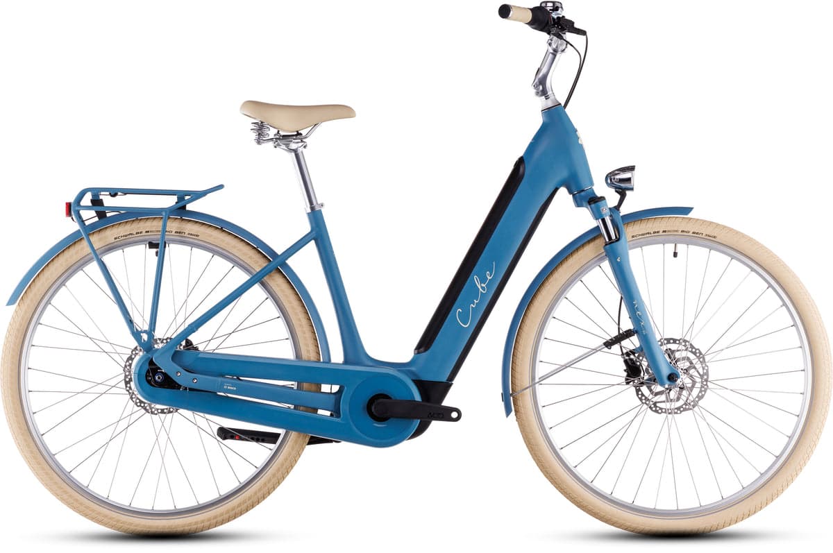 CUBE ella Hybrid 500 sphereblau´n´creme - 50 cm , 500 sphereblau / creme