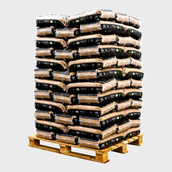 Holzpellets BIOSYL Premium 5.0 – Palette mit 72 Säcken à 15 kg