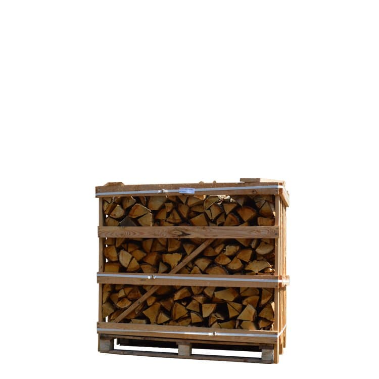 Kiste Brennholz Eiche extra trocken – 30 cm