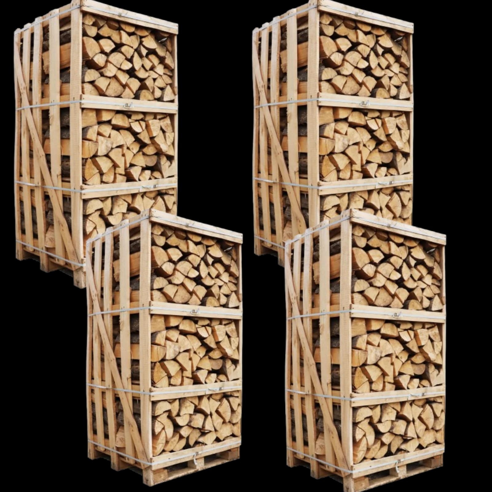 4 Paletten à 12 Kubikmeter – 30 cm