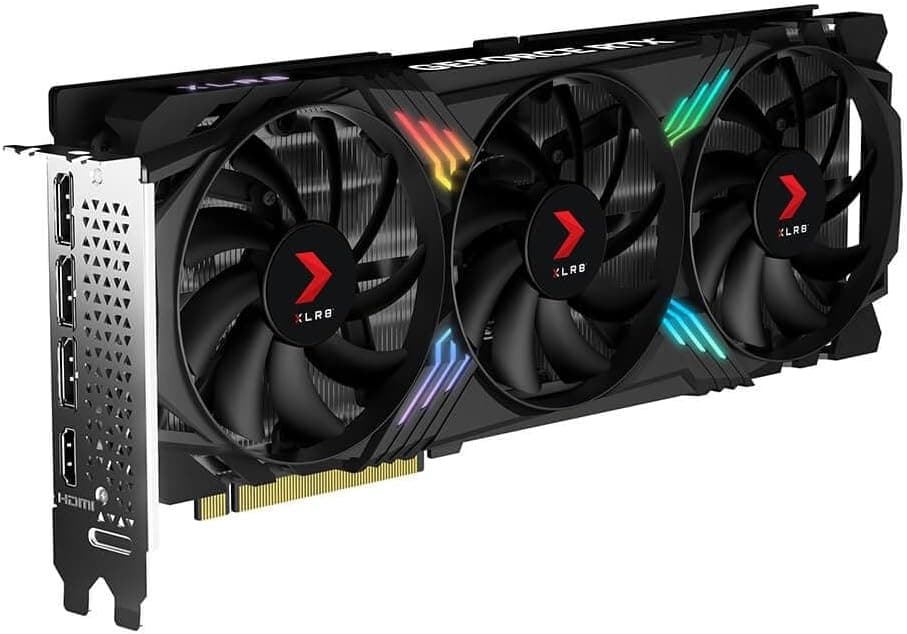 PNY GeForce RTX 4070 SUPER / 4070 Ti SUPER / 4080 SUPER XLR8 Gaming Verto Graphics Cards (XLR8 Epic-X RGB OC / Standard Edition) - XLR8 Epic-X RGB OC 