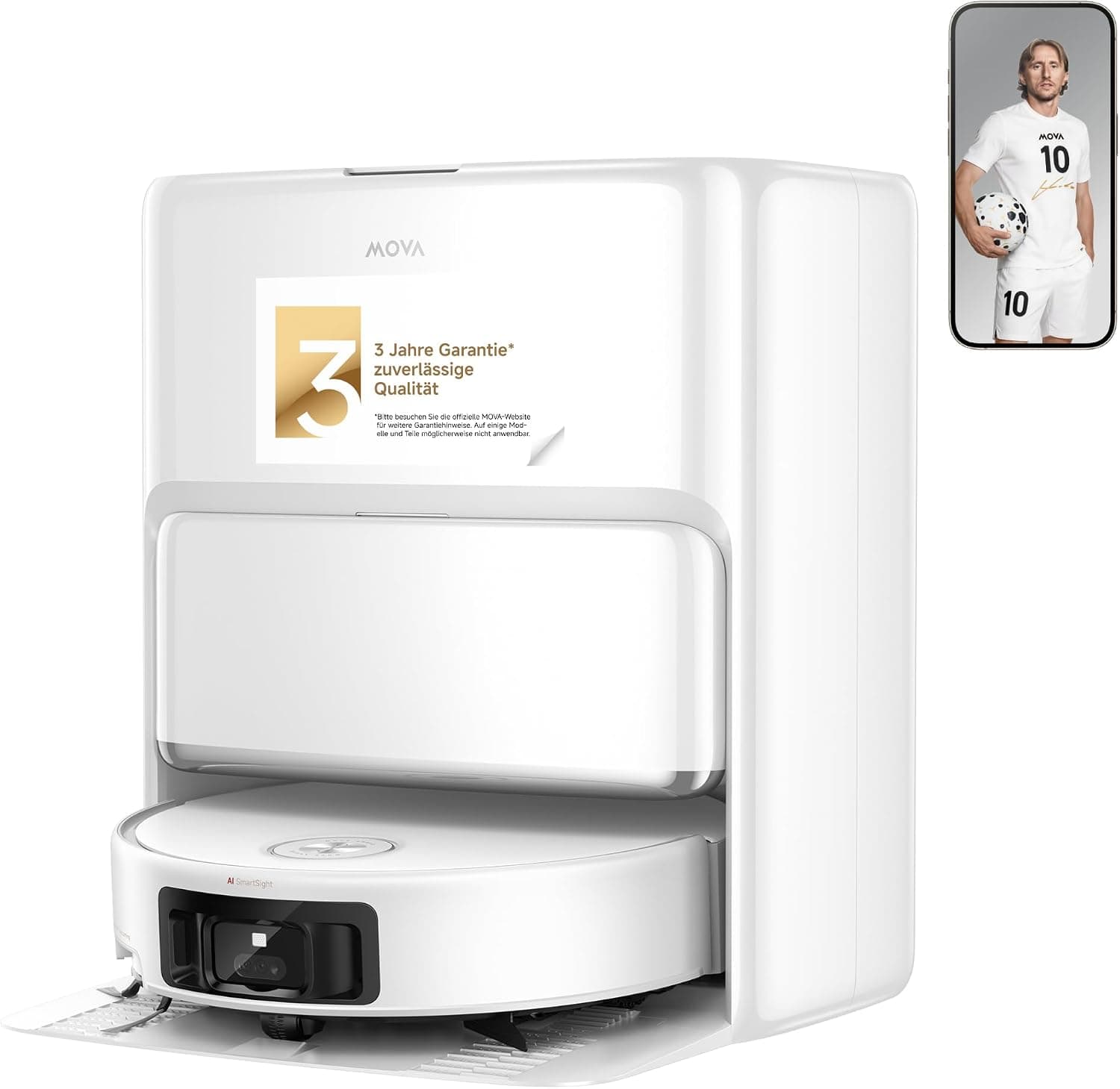 MOVA Z60 Ultra & Z70 Ultra Saug- und Wischroboter-Serie mit HydroForce-Reinigung, AutoShield-Teppichschutz und MaxiReach-Kantenreinigung - MOVA Z60 Ul