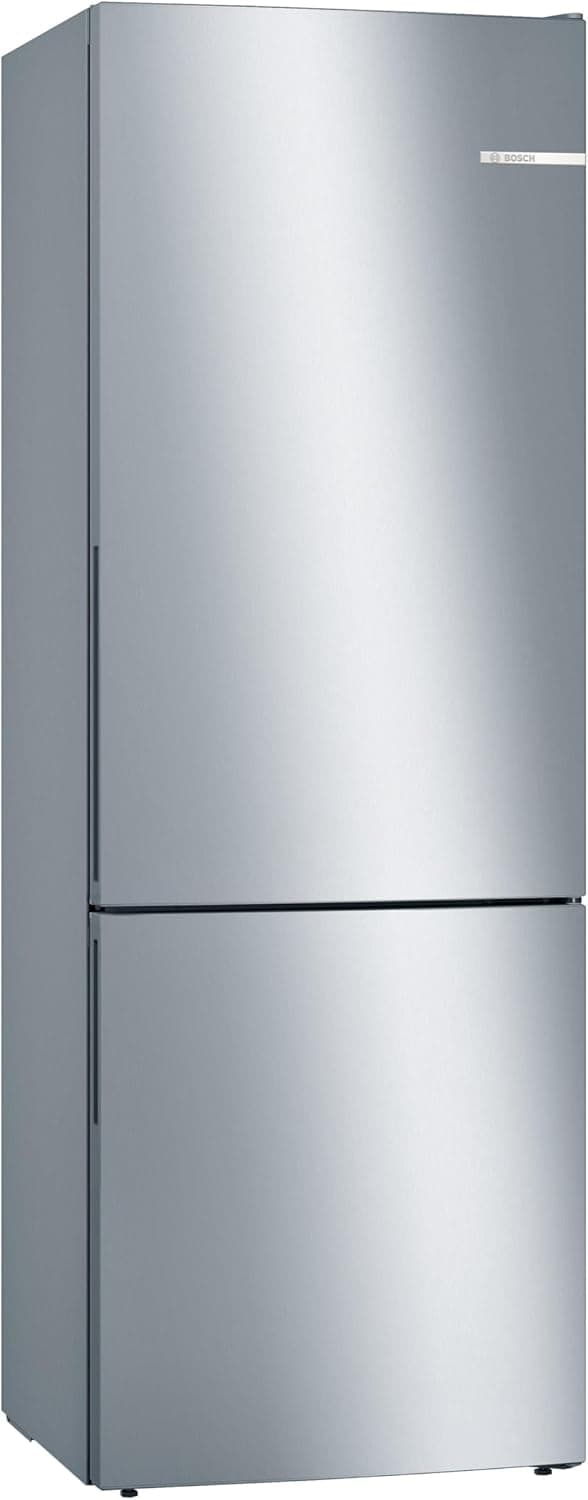 Bosch Serie 6 Kühl-Gefrierkombination | Freistehend mit VitaFresh & LowFrost (201 x 60 cm) - Inox