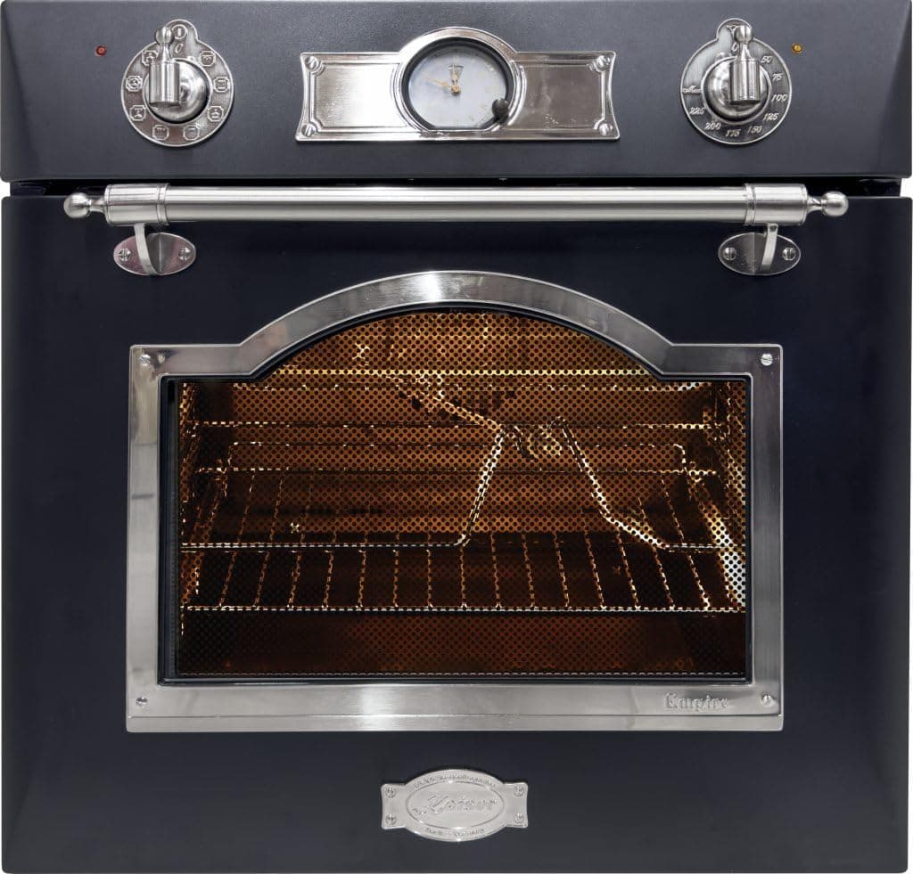 Kaiser Empire EH 6355 Einbaubackofen | 60cm | 67L | Katalyse-Selbstreinigung | Drehspieß - Silver