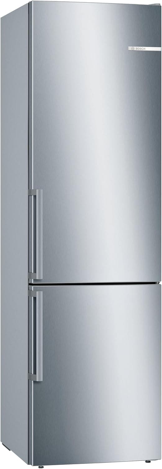 Bosch Serie 6 Kühl-Gefrierkombination | Freistehend mit VitaFresh & LowFrost (201 x 60 cm) - Brushed steel