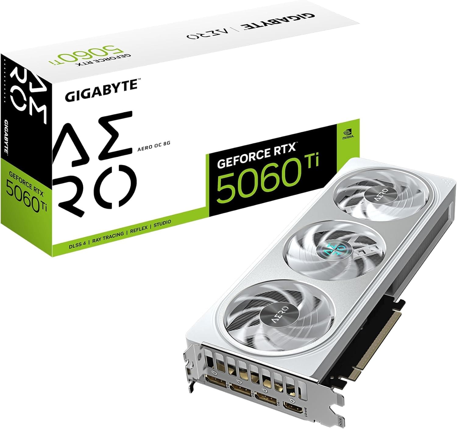 Gigabyte GeForce RTX 5060 Serie | WINDFORCE OC | 8GB GDDR7 | Blackwell Architektur - Full Height/Full-Length (FH/FL)