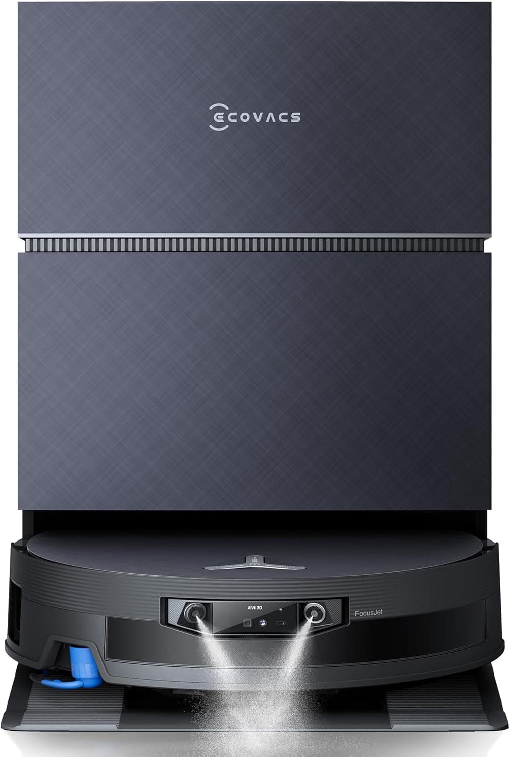 ECOVACS Deebot X12 Serie Saug- und Wischroboter mit FocusJet Fleckenvorlösung, OZMO Roller 3.0 und AIVI 3D 4.0 Hinderniserkennung - PRO OMNI (Schwarz)