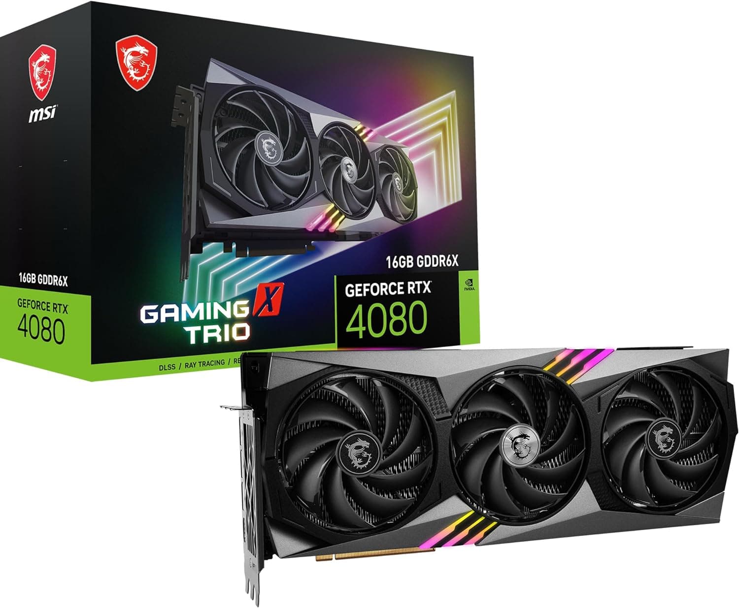MSI GeForce RTX 4080 16GB Gaming X Trio Grafikkarte (4719072965440)