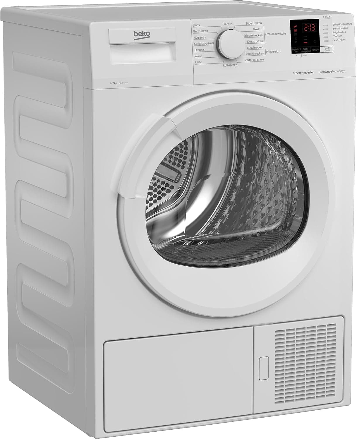 Beko DHC Wärmepumpentrockner | 7kg - 9kg | AquaWave-Trommel | Hygiene+ | Klasse A++ / C - 7 kg - 23.6"
