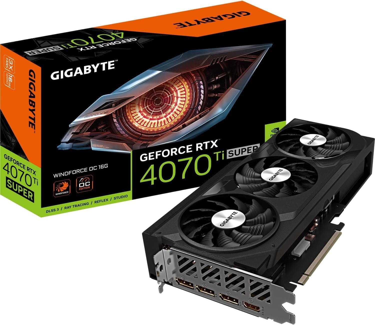GIGABYTE GeForce RTX 4070 Ti SUPER Serie (GAMING OC / Windforce OC) - Windforce OC