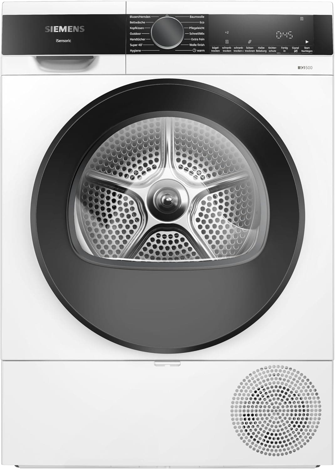 Siemens iQ500 & iQ700 Wärmepumpentrockner | Freistehend mit AutoDry & 9kg Kapazität - EEK C