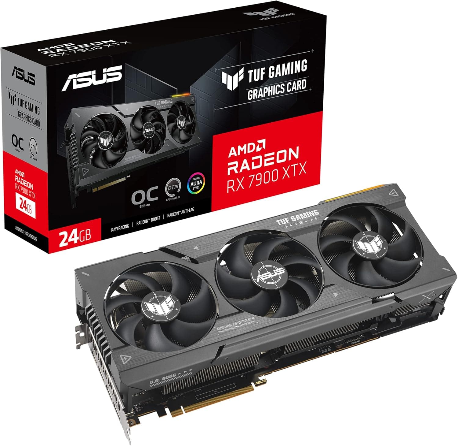 ASUS TUF Gaming Radeon RX 7900 XT 20GB & RX 7900 XTX 24GB OC Edition | RDNA 3 | 4K & 8K Gaming - RX 7900 XTX