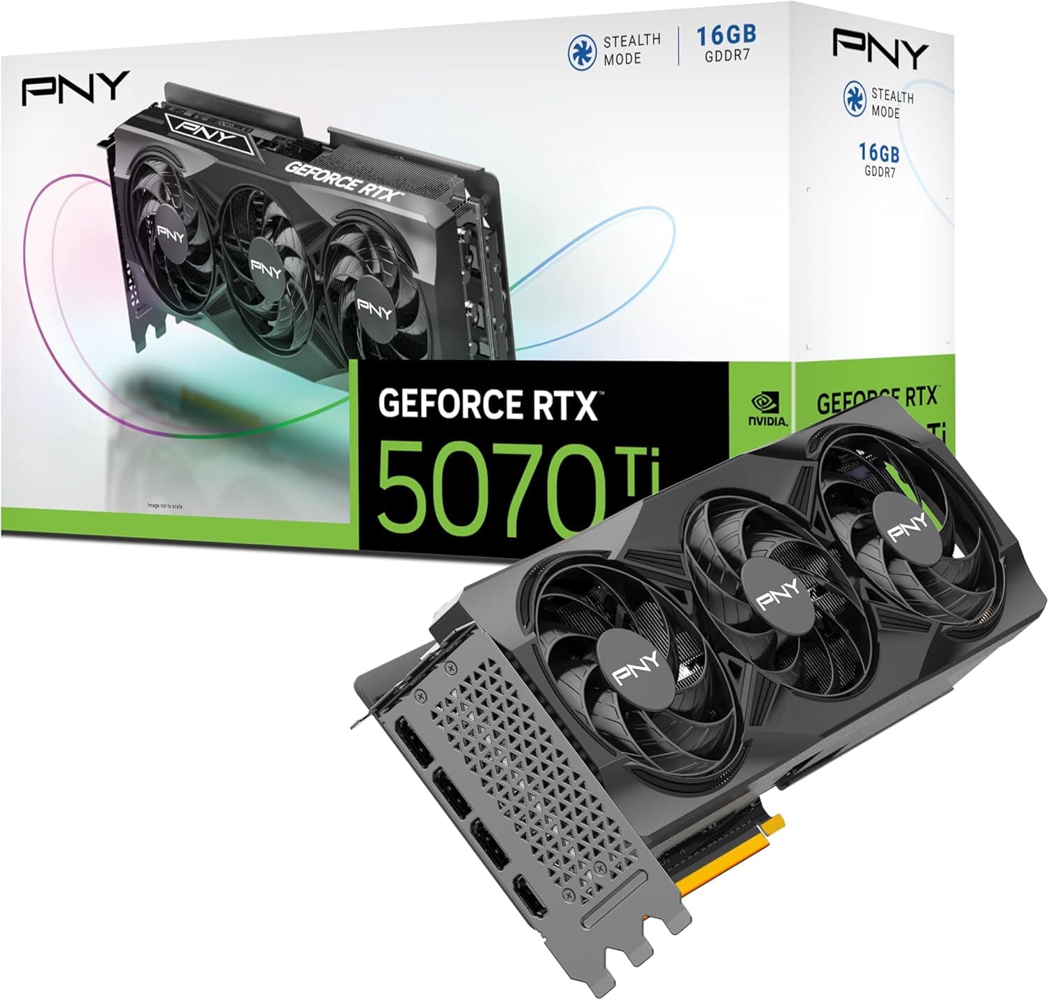 PNY GeForce RTX 5070 Ti 16GB Serie | OC, Standard & ARGB OC | GDDR7 | PCIe 5.0 | Triple Fan - RTX 5070 Ti