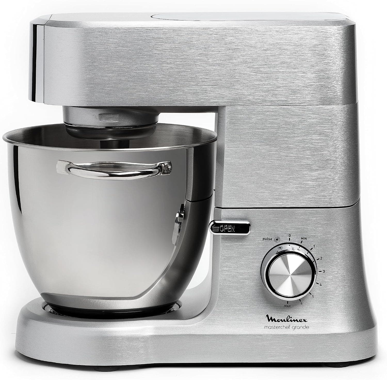 Moulinex Masterchef Grande QA810D Küchenmaschine | 1500W | 6,7L Edelstahlschüssel | 8 Stufen