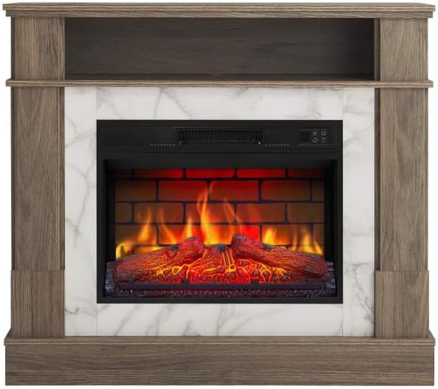 ArtiFlame For Living AF23BS G Elektrokamin – Eiche Grau, 1,8 kW