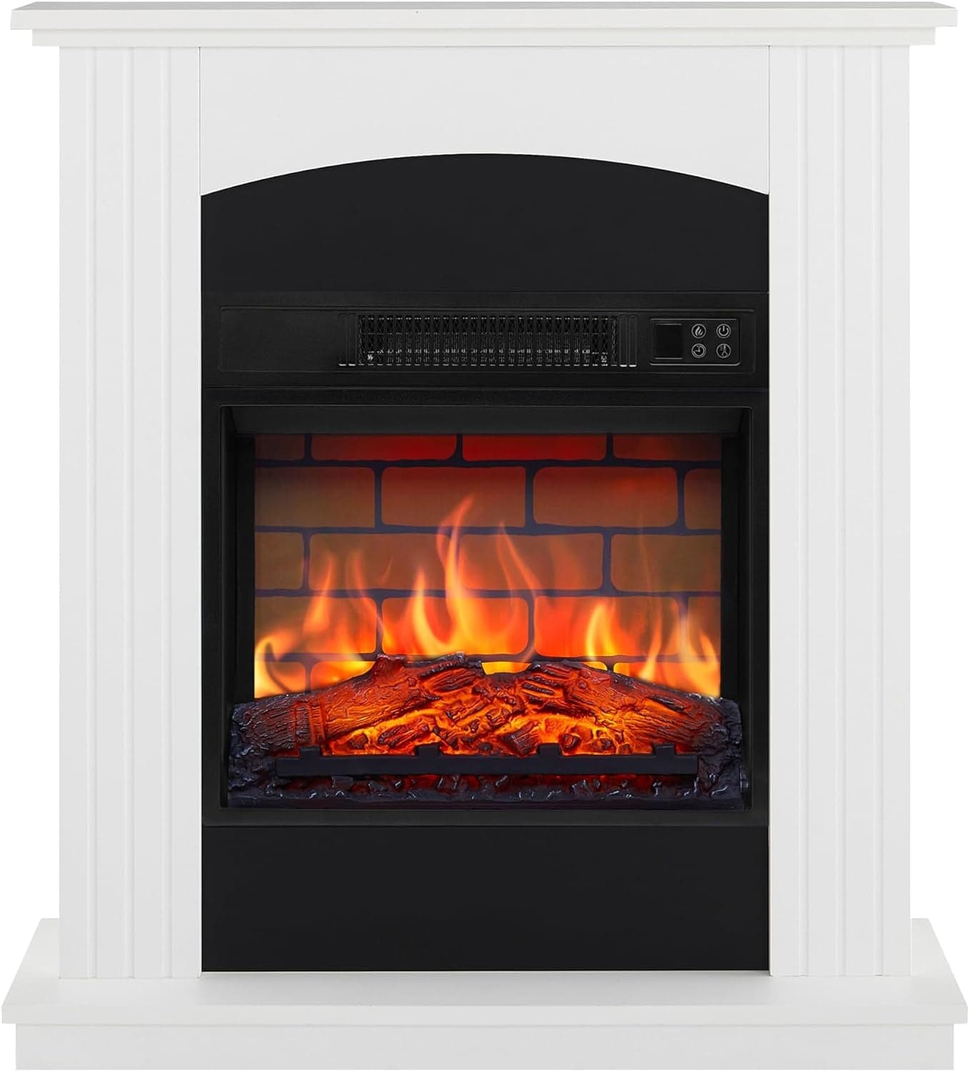 ArtiFlame Collins AF18B Freistehender Elektrokamin – 1,8 kW, modernes Eichen-Finish